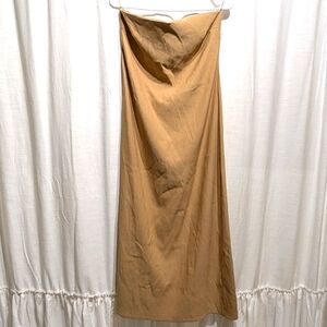 B5 Zara Strapless Long Dress Size Large NWT